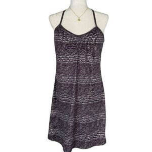Prana Brown and white Tank dress XS a